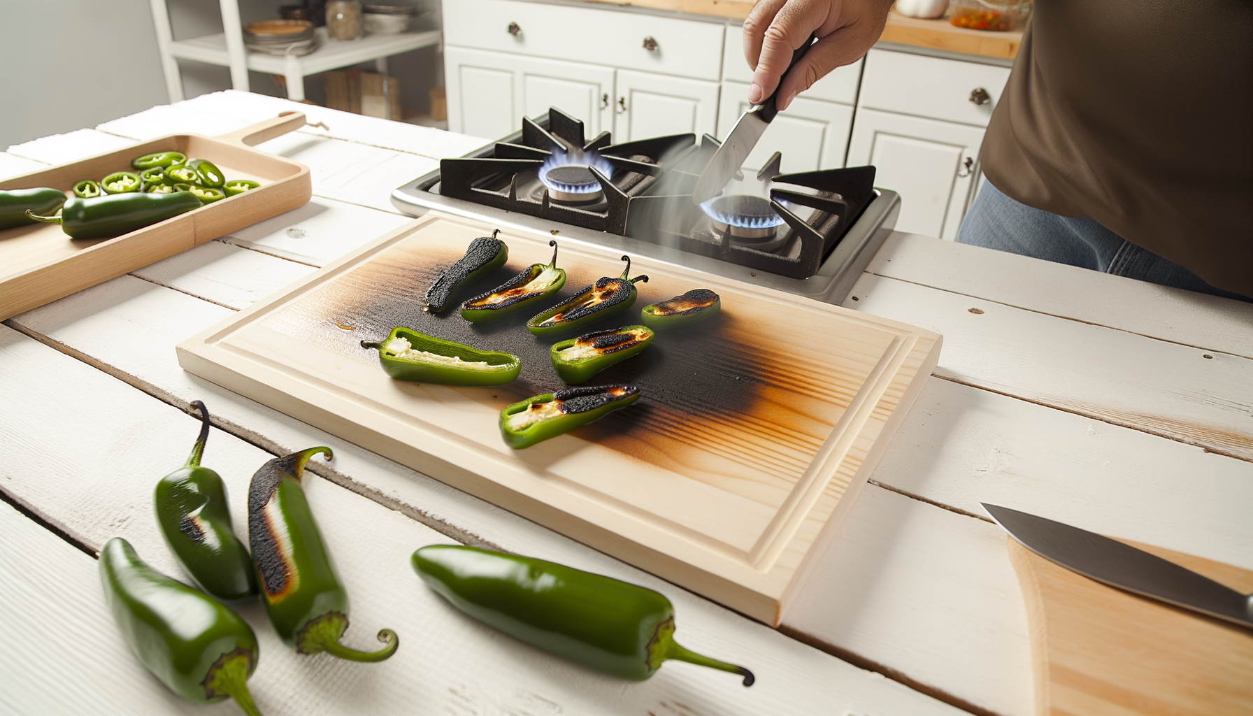 How to Char Jalapeños on a Gas Stove