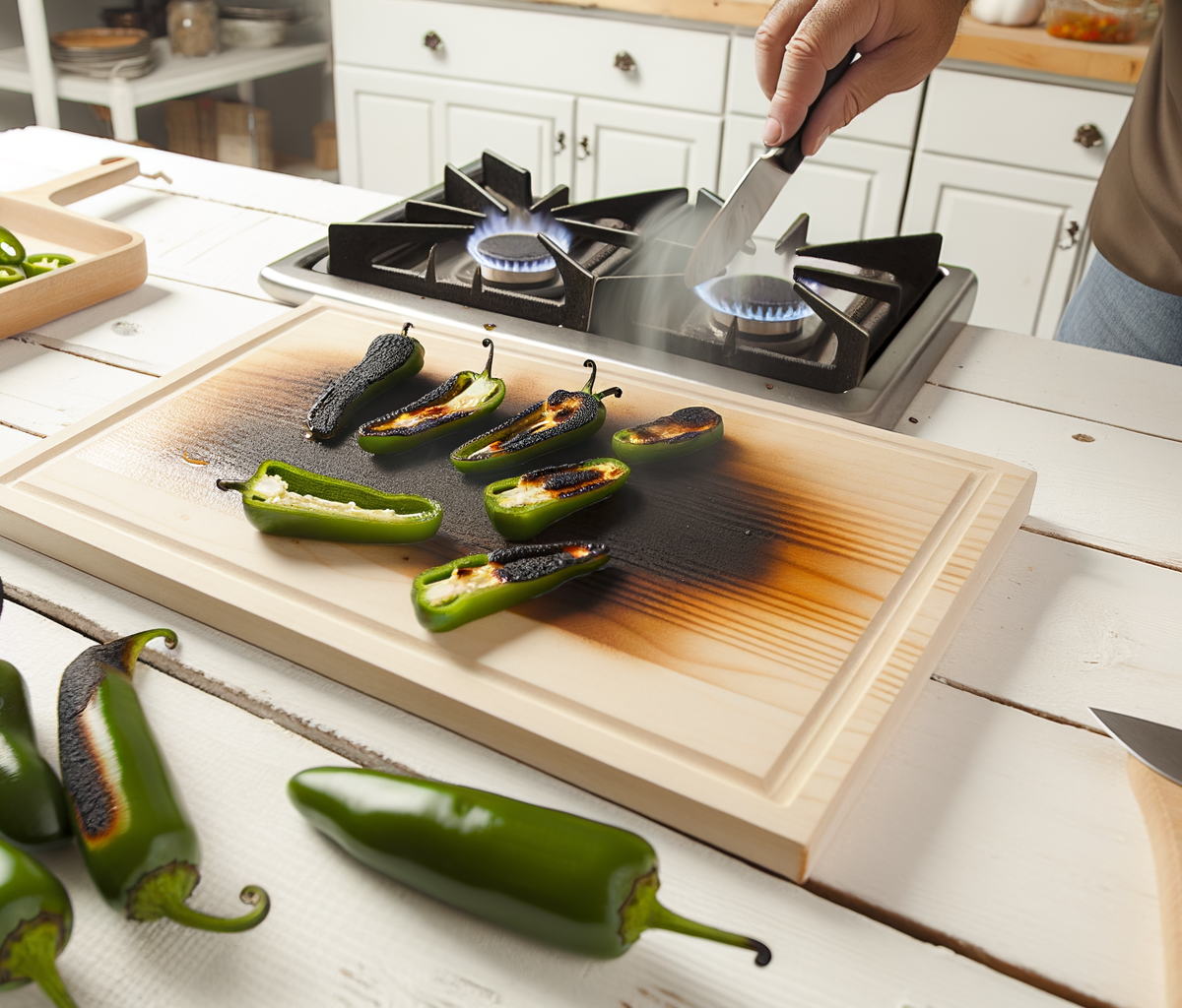 How to Char Jalapeños on a Gas Stove