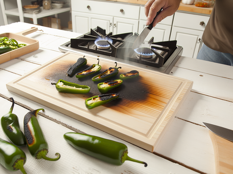 How to Char Jalapeños on a Gas Stove
