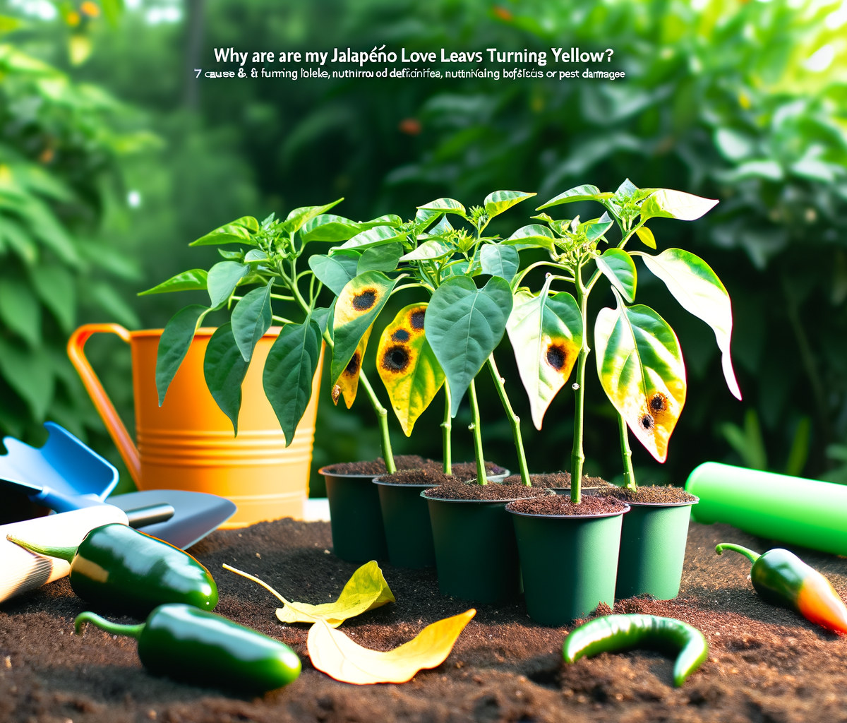 Why Are My Jalapeño Leaves Turning Yellow? 7 Causes & Fixes