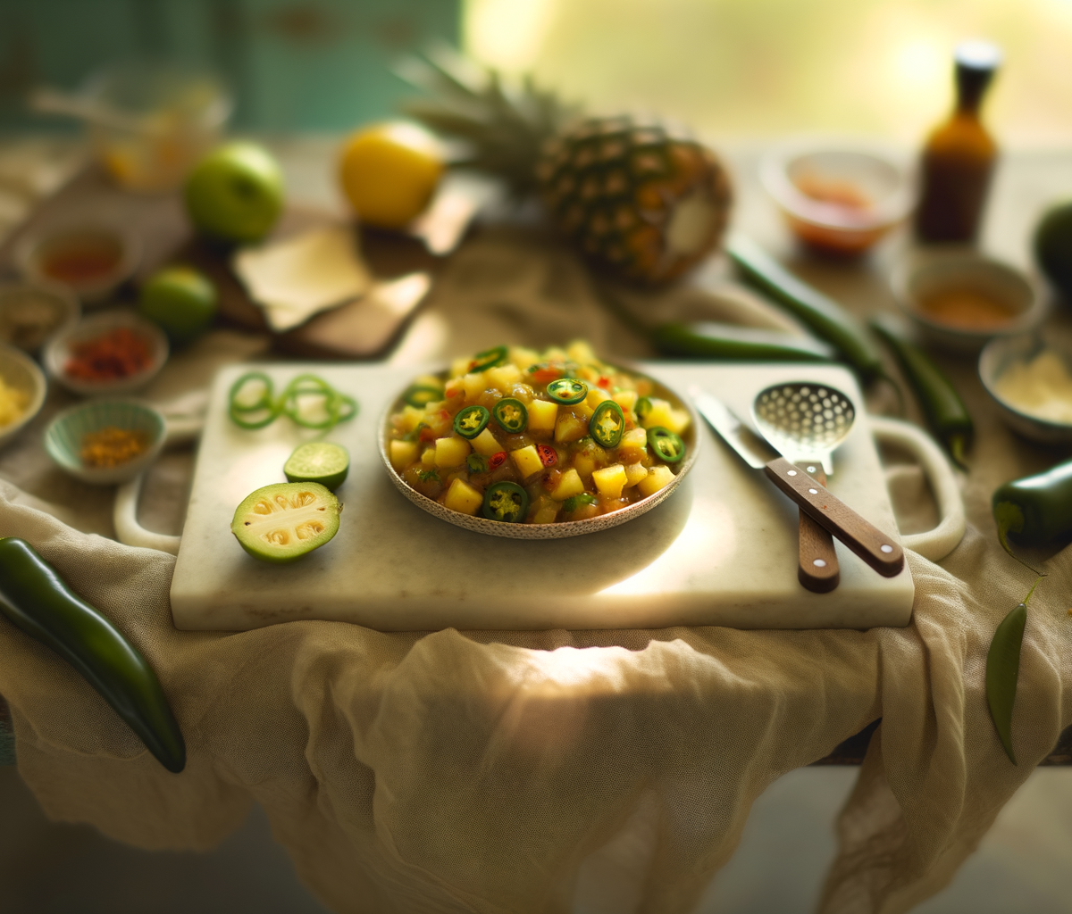 Spicy Jalapeño Pineapple Salsa: Sweet Heat Recipe