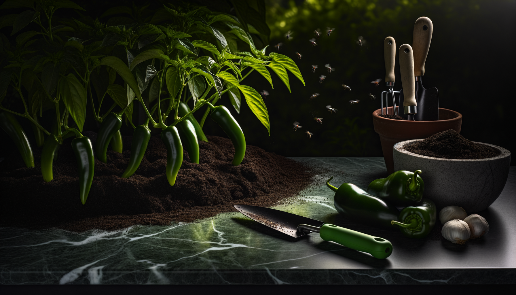 White Flies on Pepper Plants: Identification and Control