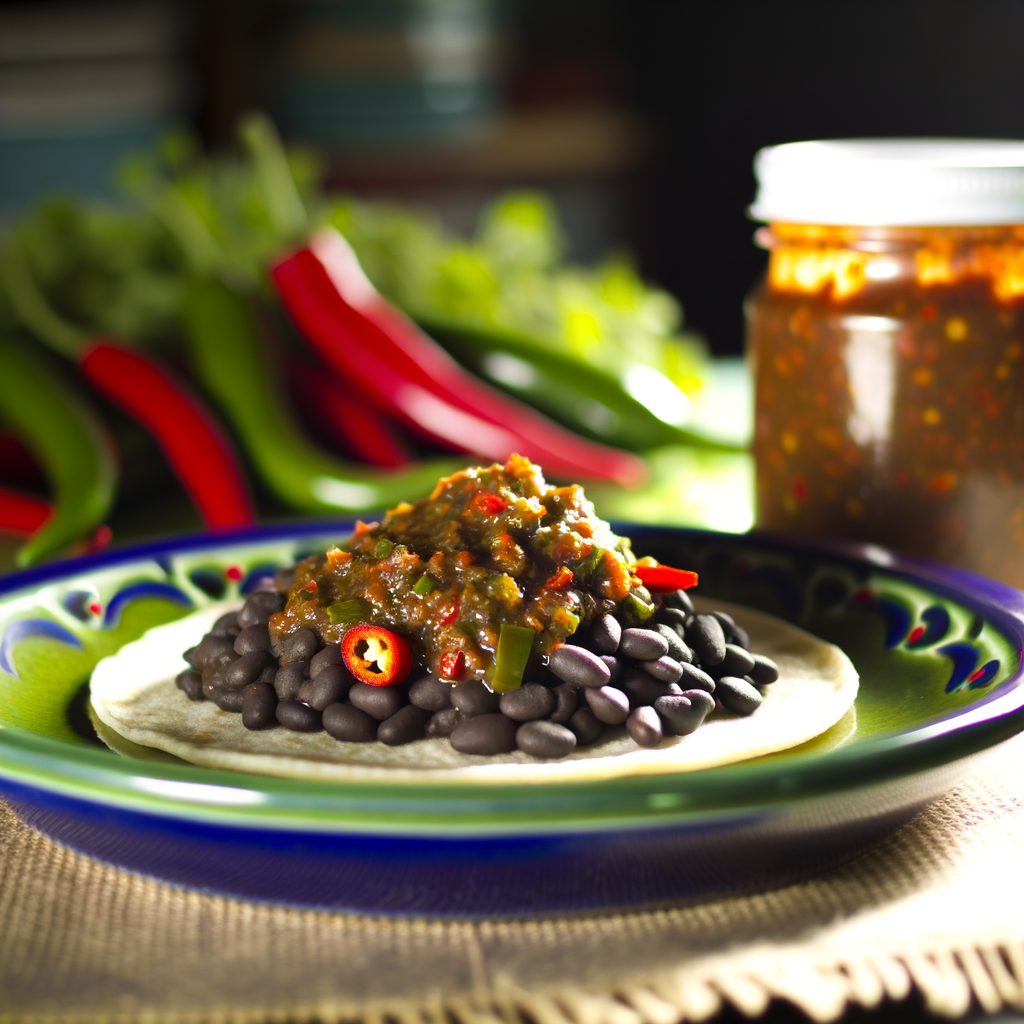 Black Bean Jalapeño Salsa