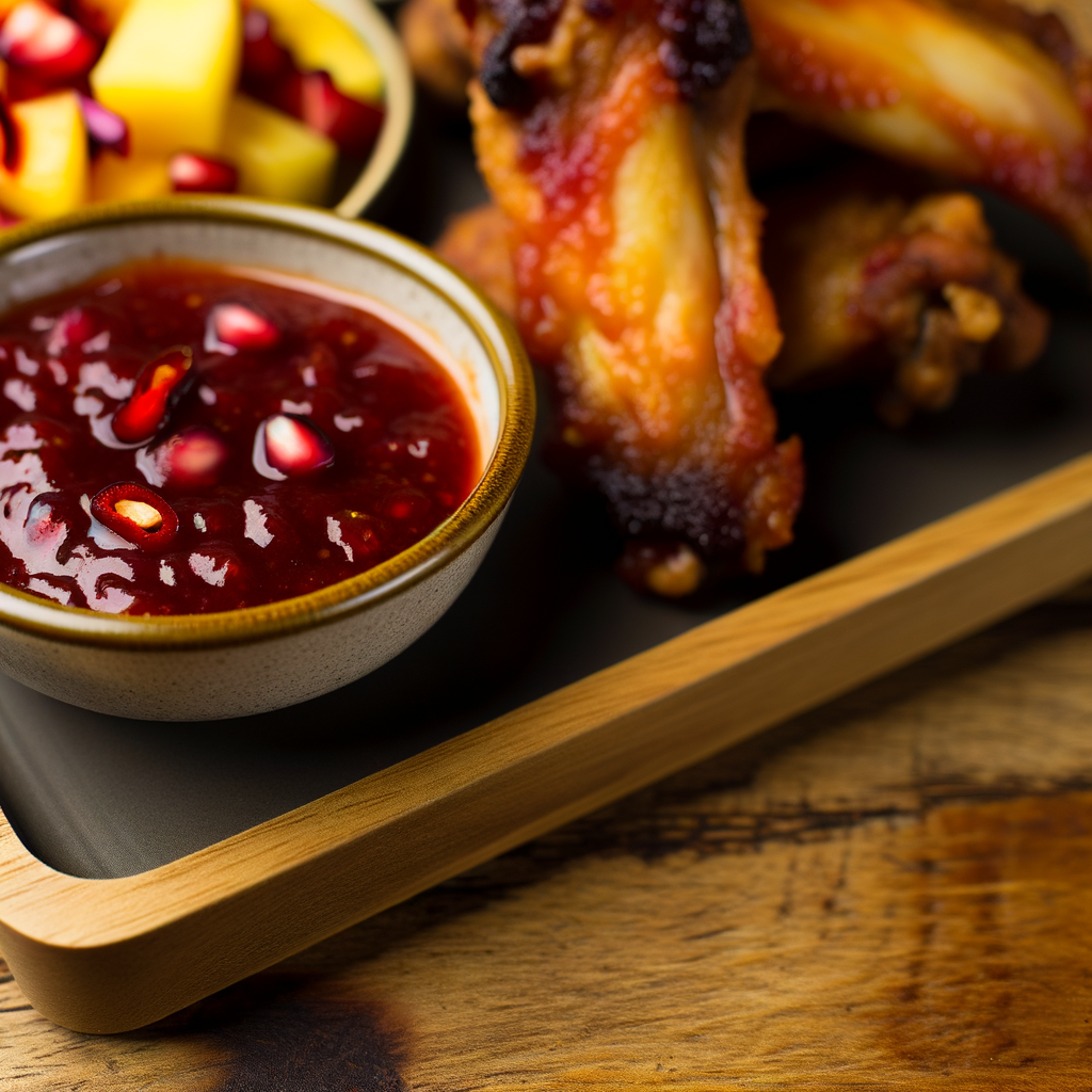 Pomegranate Serrano Hot Sauce