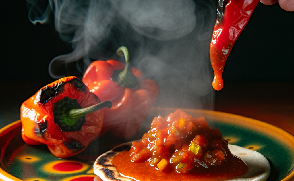 Roasted Tomato Habanero Salsa